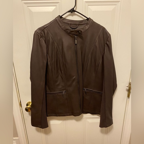 moka Jackets & Coats Leather Jacket Poshmark